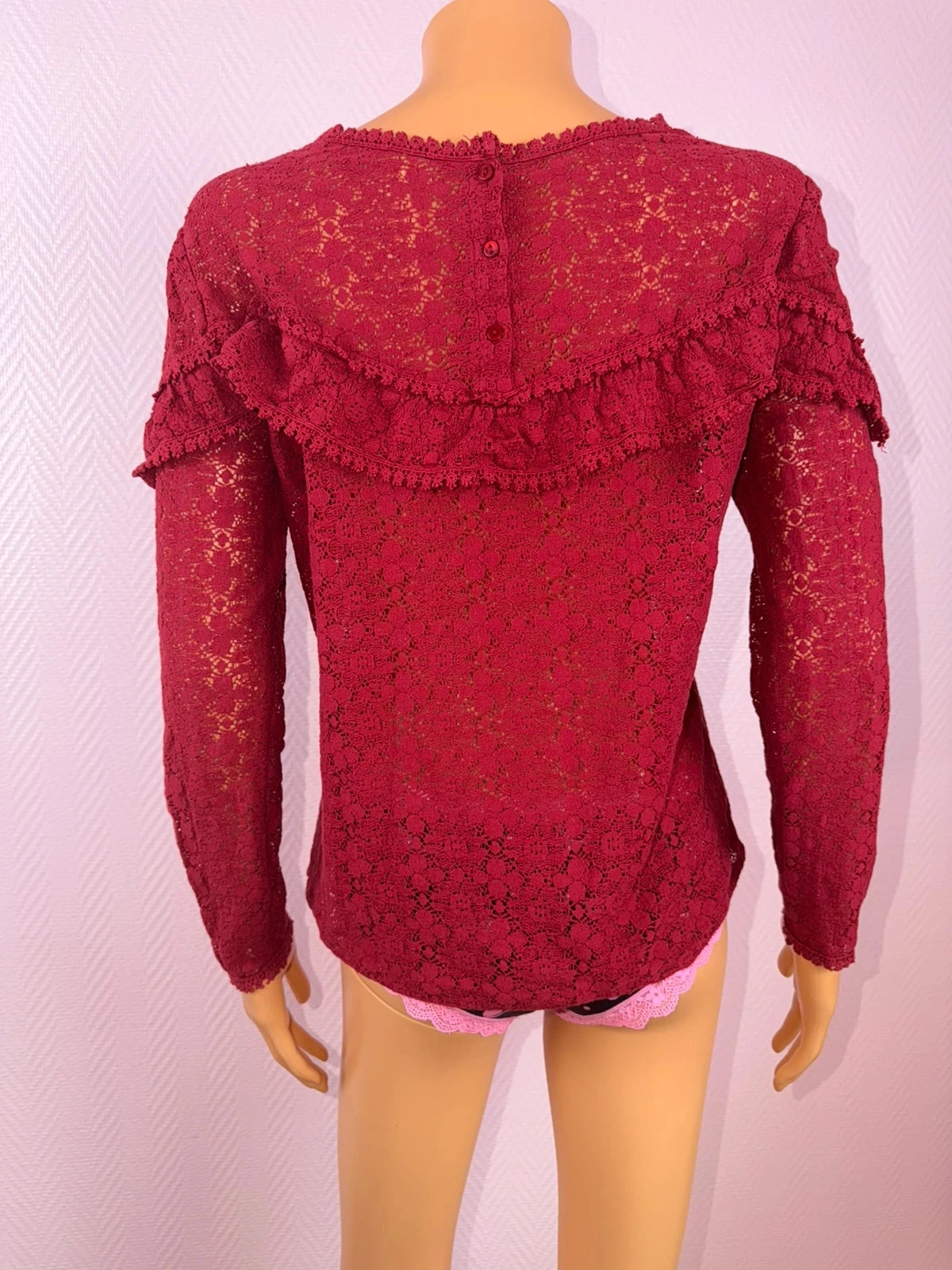 Haut femme sezane étiquette coupe taille 38 – photo 3